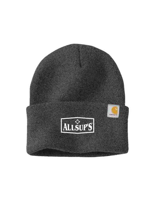 Carhartt Dark Grey Watch Cap 2.0 w/ALLSUP'S Logo