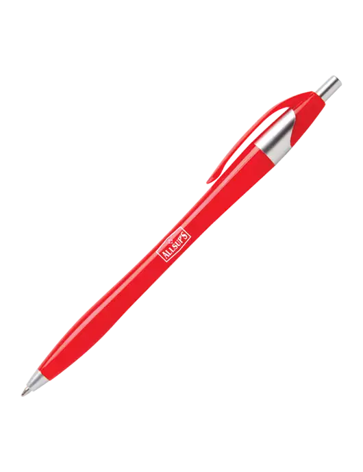 Novella Red Platinum Pen - Blue Ink w/ALLSUP'S Logo