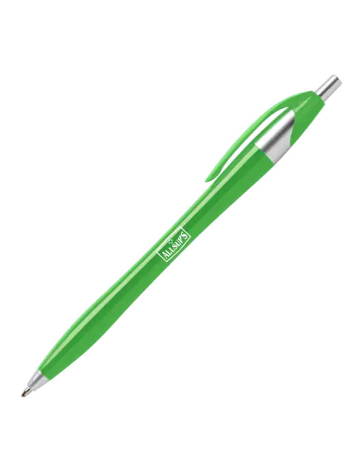 Novella Kelly Green Platinum Pen - Blue Ink w/ALLSUP'S Logo