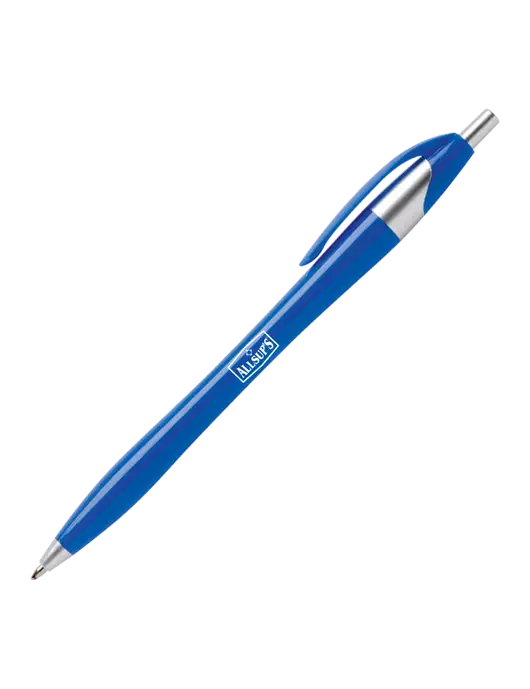 Novella Royal Platinum Pen - Blue Ink w/ALLSUP'S Logo