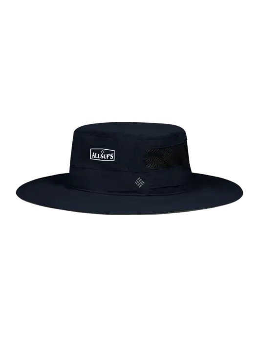 Columbia Navy Bora Bora Booney  Hat w/ALLSUP'S Logo