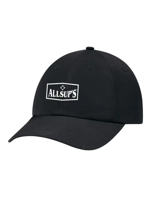 Richardson Relaxed Performance Lite Black Cap w/ALLSUP'S Logo