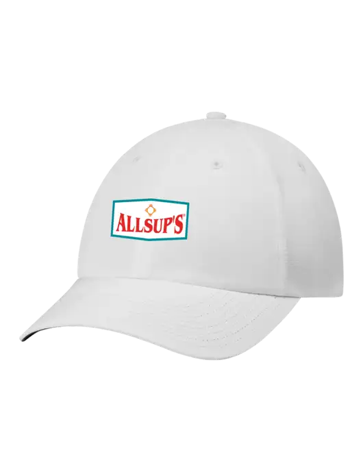 Richardson Relaxed Performance Lite White Cap w/ALLSUP'S Logo
