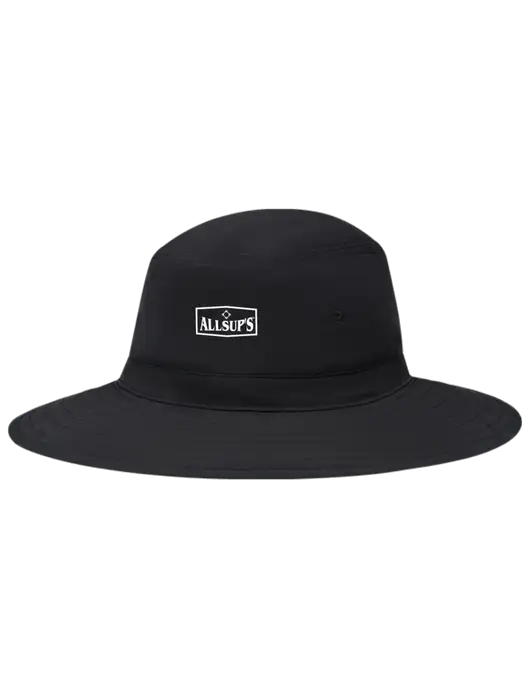 Black Booney Sun Hat w/ALLSUP'S Logo