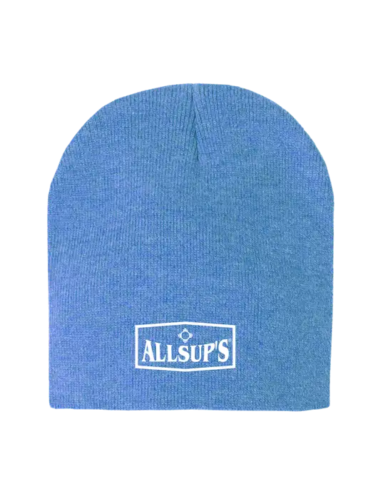 Royal Heather Element Knit Beanie w/ALLSUP'S Logo