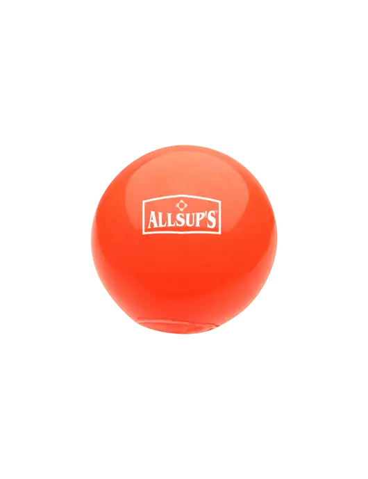 Light Up Red Bounce Ball w/ALLSUP'S Logo