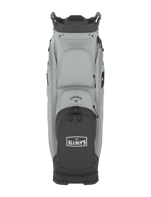 Callaway Org 14 Light Grey Cart Golf Bag  w/ALLSUP'S Logo