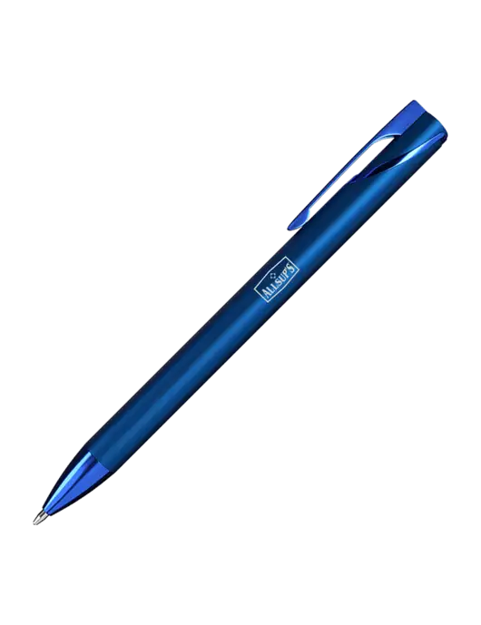 Navy HyperNova Ballpoint Pen - Black Ink w/ALLSUP'S Logo