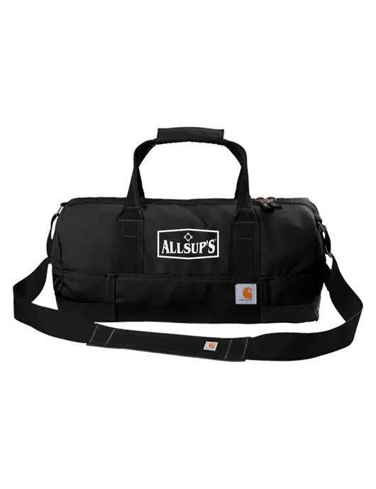 Carhartt Black Foundry Series 20” Duffel w/ALLSUP'S Logo