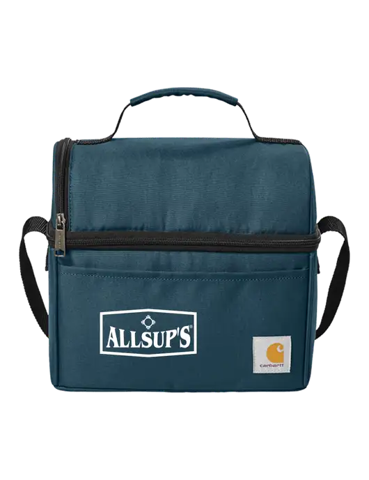 Carhartt Light Navy Lunch 6-Can Cooler w/ALLSUP'S Logo