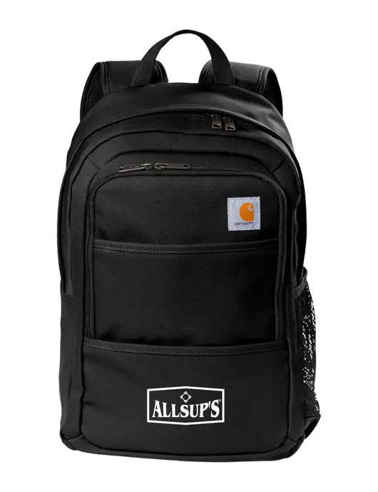Carhartt Black Foundry Series Backpack w/ALLSUP'S Logo
