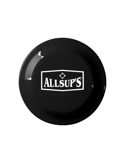 Fun Black Flying Disc w/ALLSUP'S Logo