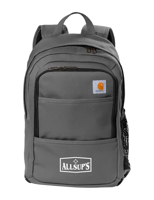 Carhartt Medium Grey Foundry Series Backpack w/ALLSUP'S Logo