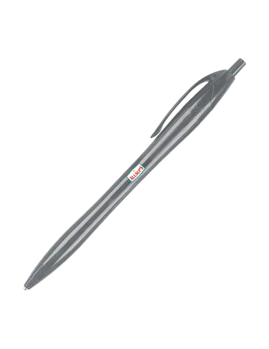 Novella Light Grey Solid Pen - Black Ink w/ALLSUP'S Logo
