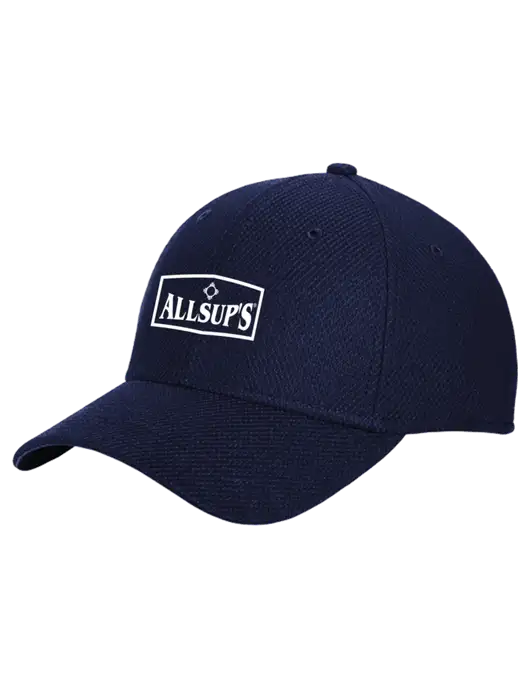 New Era Diamond Era Dark Navy Stretch Cap w/ALLSUP'S Logo