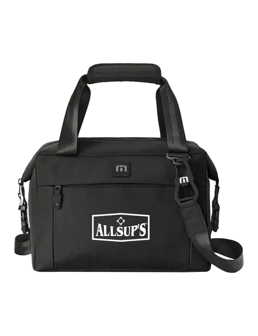TravisMathew Black Chill’n 12-Can Cooler w/ALLSUP'S Logo