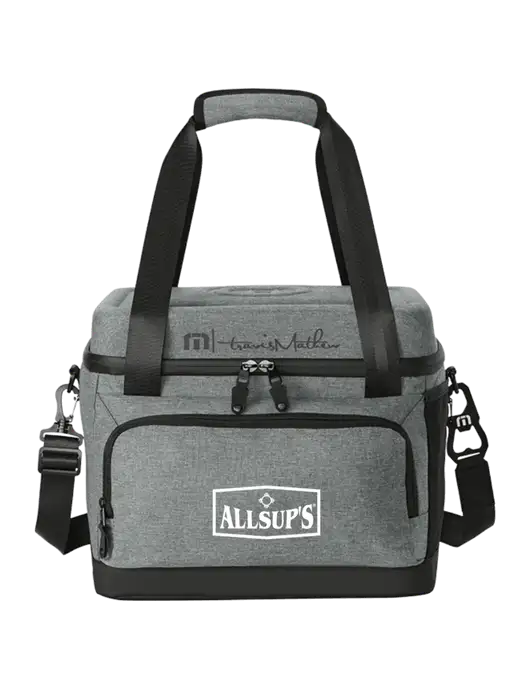 TravisMathew Medium Grey Heather Cruise 24-Can Cooler w/ALLSUP'S Logo