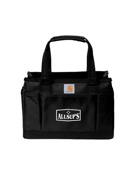Carhartt Black Utility Tote w/ALLSUP'S Logo