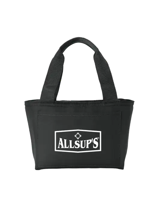 Iso Black Lunch Tote w/ALLSUP'S Logo