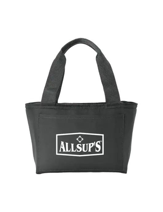 Iso Dark Grey Lunch Tote w/ALLSUP'S Logo