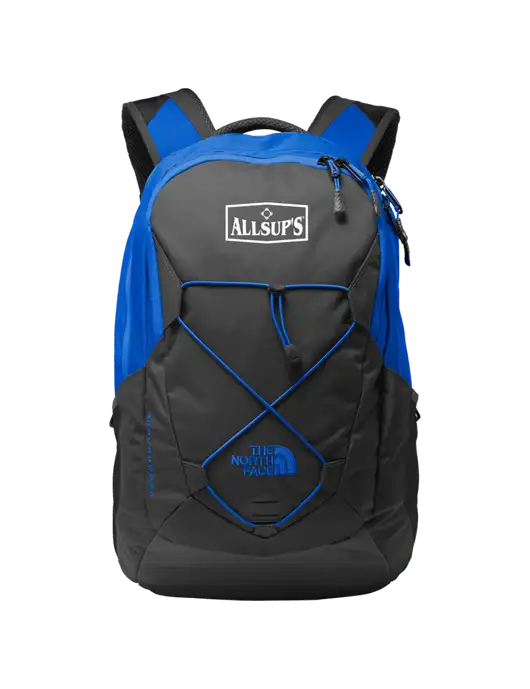 The North Face Charcoal Grey/Royal Groundwork Backpack w/ALLSUP'S Logo
