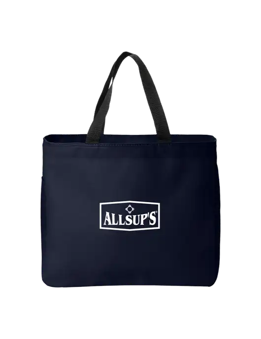 Essential Dark Navy Tote w/ALLSUP'S Logo