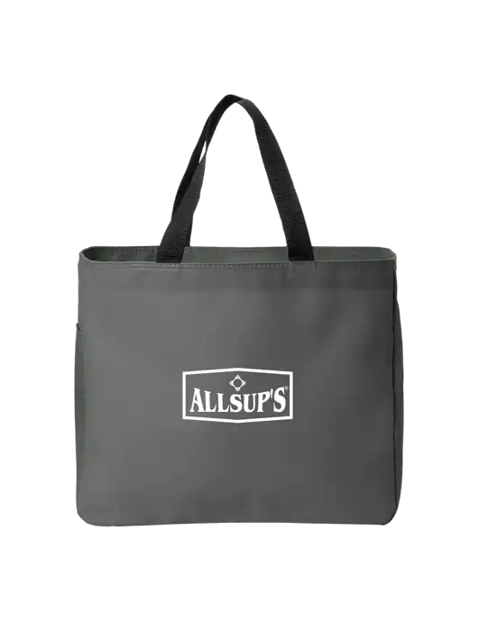 Essential Dark Grey Tote w/ALLSUP'S Logo
