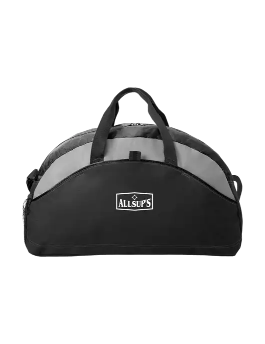 Medium Contrast Black Duffel w/ALLSUP'S Logo
