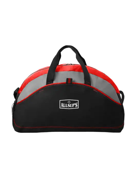 Medium Contrast Red Duffel w/ALLSUP'S Logo