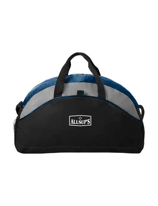Medium Contrast Navy Duffel w/ALLSUP'S Logo