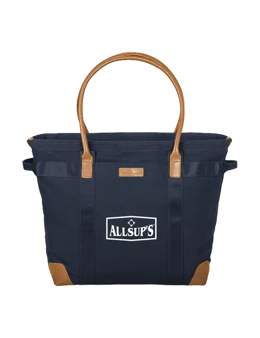 Brooks Brother Wells Dark Navy Laptop Tote w/ALLSUP'S Logo