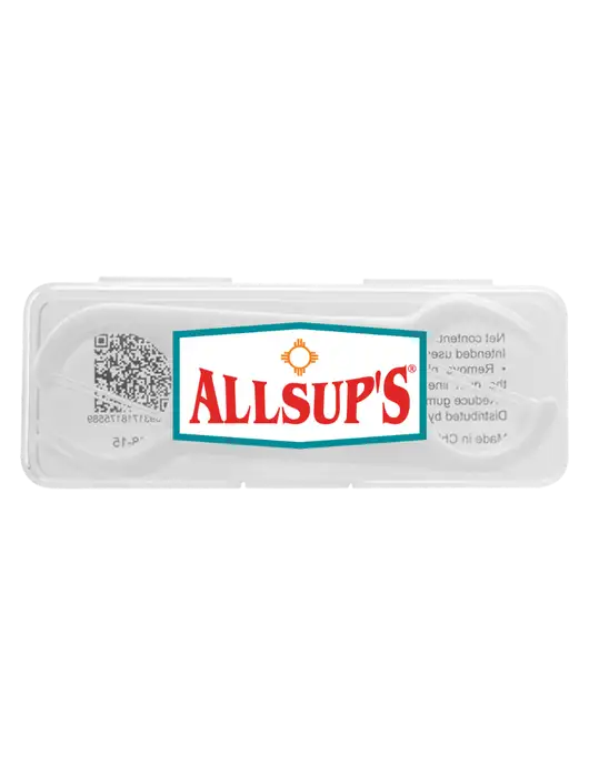 Floss Picks 10pc Travel Kit w/ALLSUP'S Logo