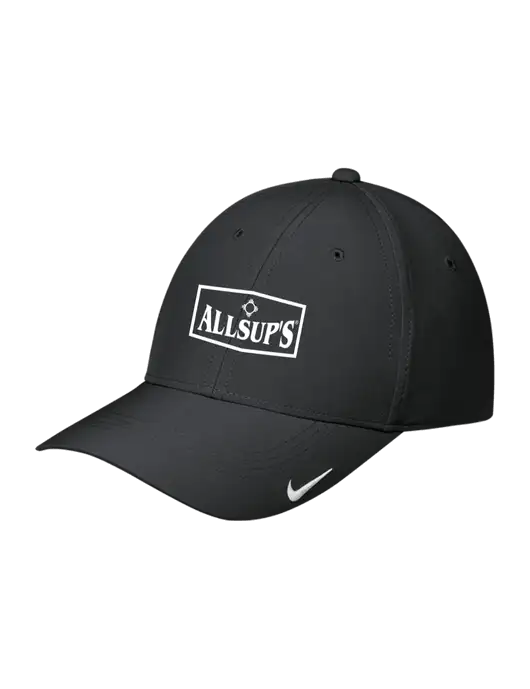 Nike Black Dri-FIT Legacy Cap w/ALLSUP'S Logo