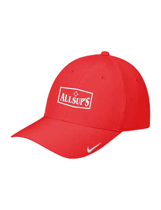 Nike Red Dri-FIT Legacy Cap w/ALLSUP'S Logo